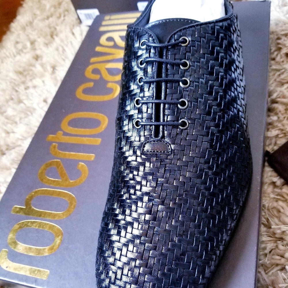 Roberto Cavalli Woven Calfskin Size 10 (Mens)